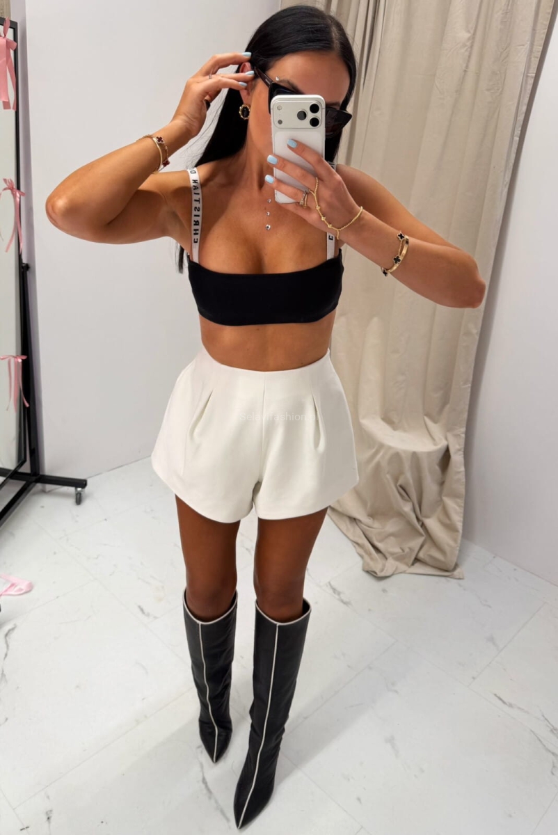 Eleganckie spodenki bombki La Milla białe