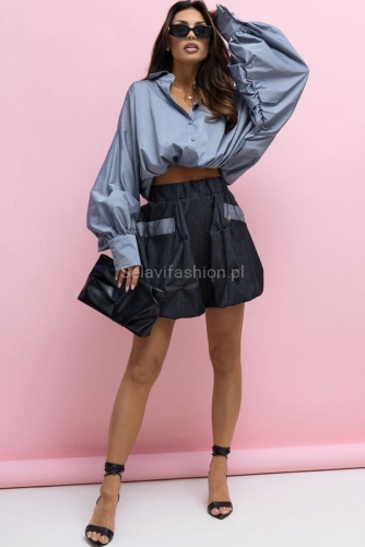 Spódniczka SEMPRE Lavestino grafitowa