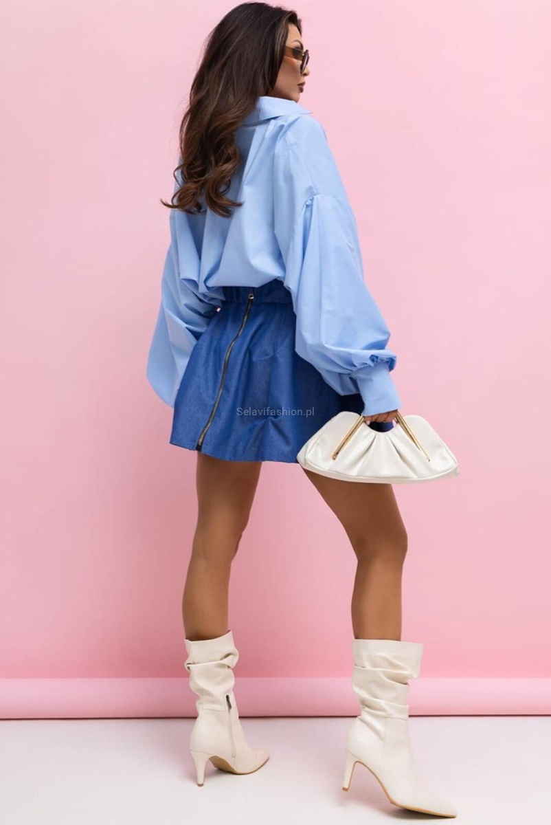 Spódniczka SEMPRE Lavestino niebieska