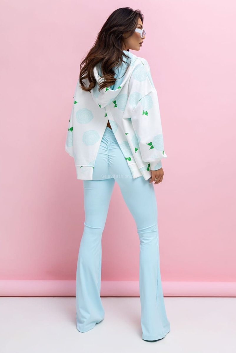 Bluza z rozcięciem LADYBIRD Lavestino biała z niebieskim