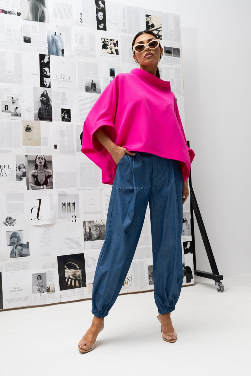 Bluzka Kimono Miss City Official fuksja