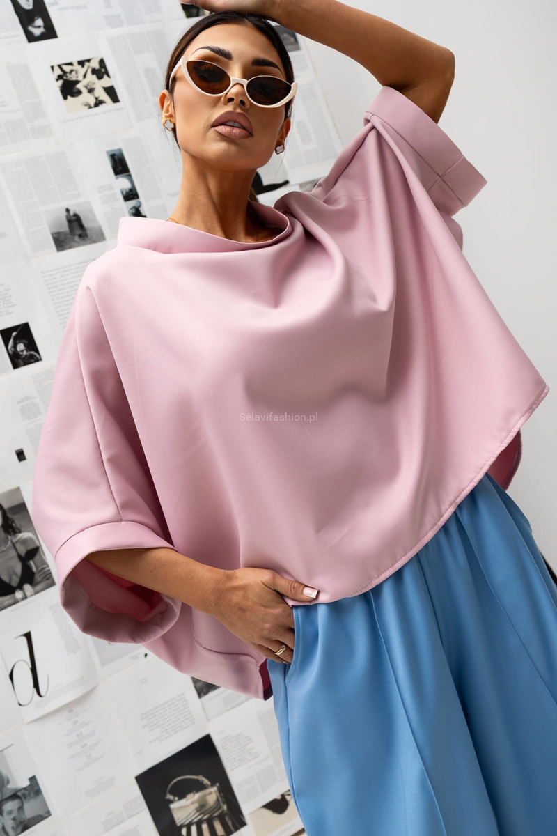 Bluzka Kimono Miss City Official pudrowy róż