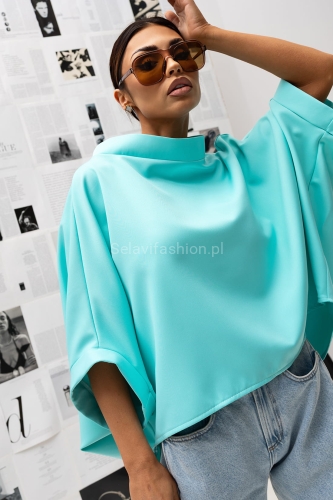 Bluzka Kimono Miss City Official turkusowa
