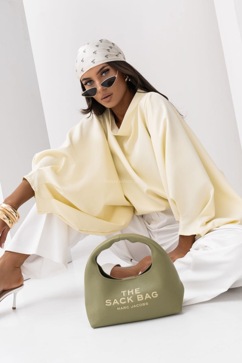 Bluzka kimono AMELIA Lavestino żółta
