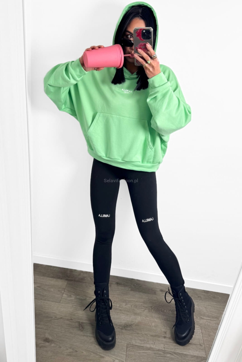 Bluza z kapturem La Milla zielona