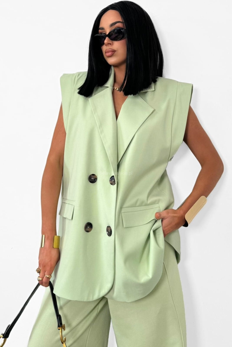 Kamizelka ze skrzydełkami LaMilla miętowa matcha