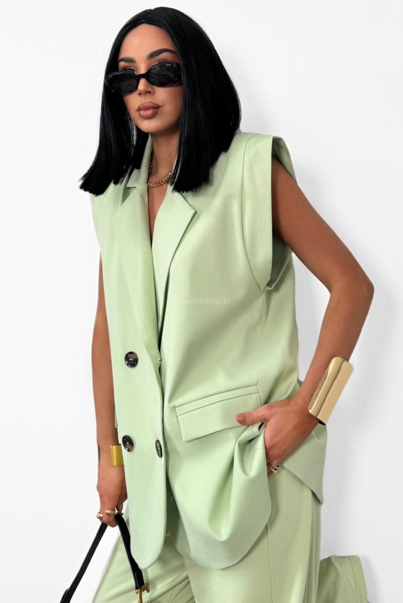 Kamizelka ze skrzydełkami LaMilla miętowa matcha