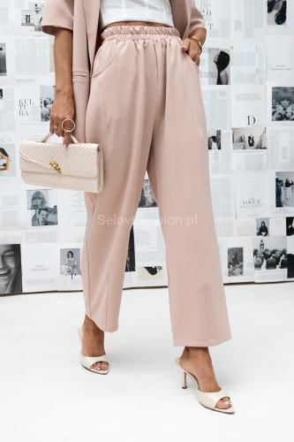 Spodnie Pure Flow Miss City Official beżowe