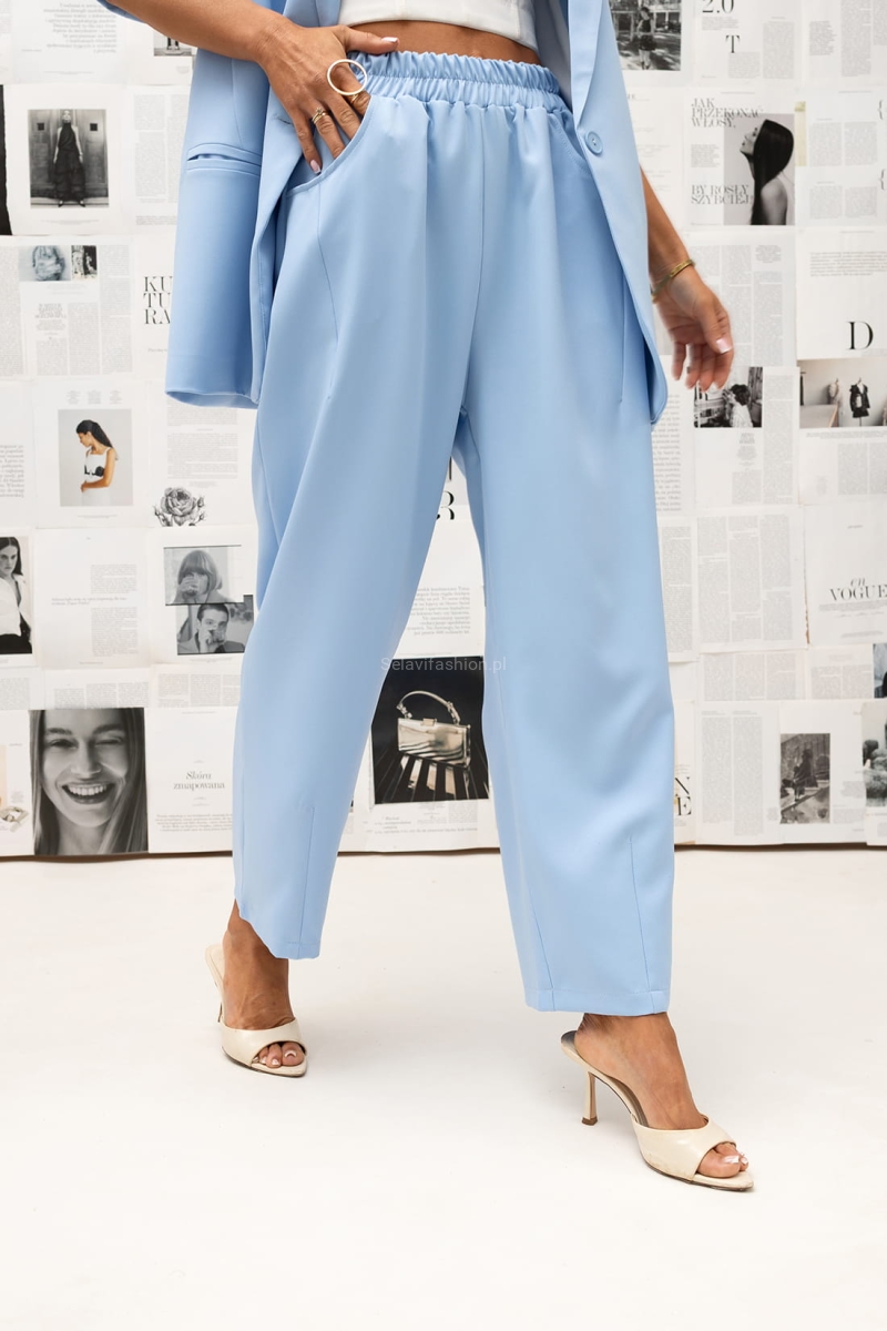 Spodnie Pure Flow Miss City Official niebieskie 