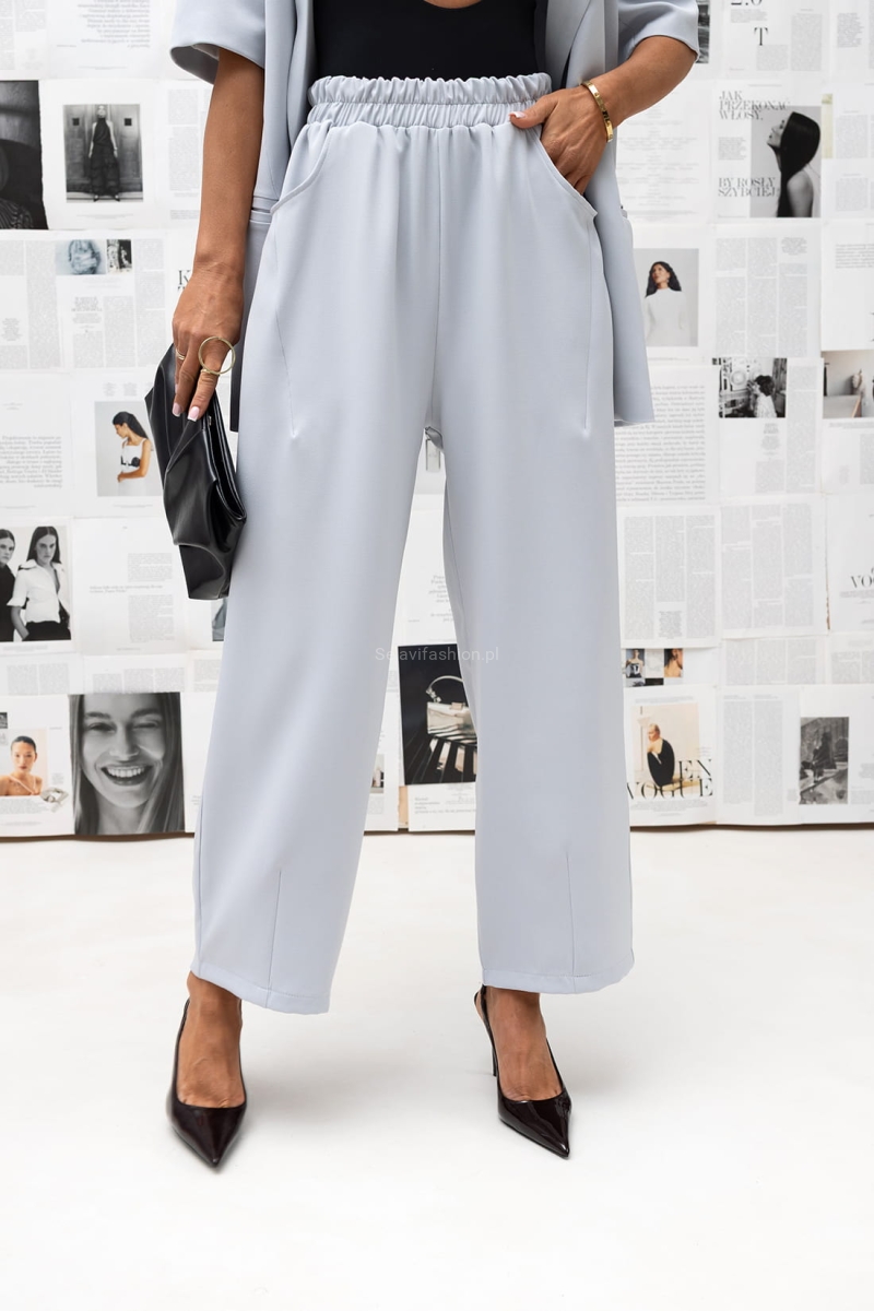 Spodnie Pure Flow Miss City Official szare