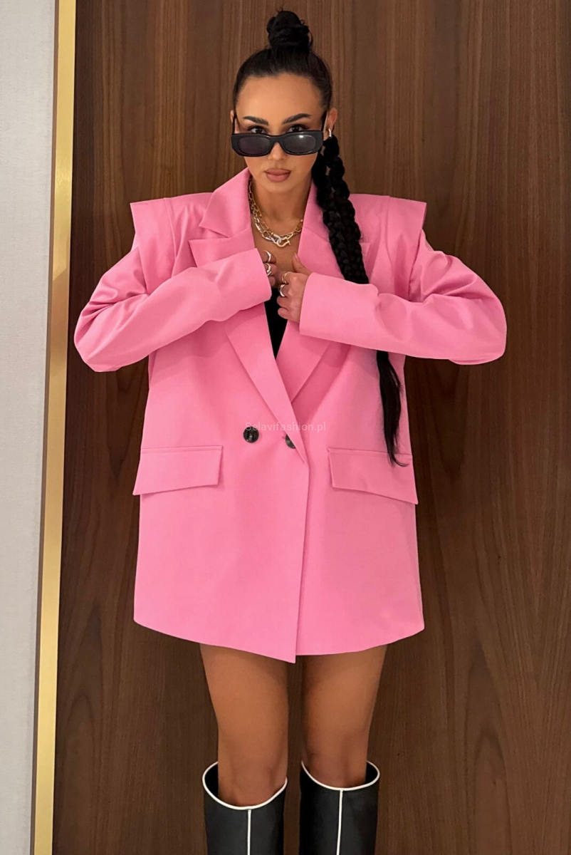Marynarka New Style Wilia La Milla jasno różowa