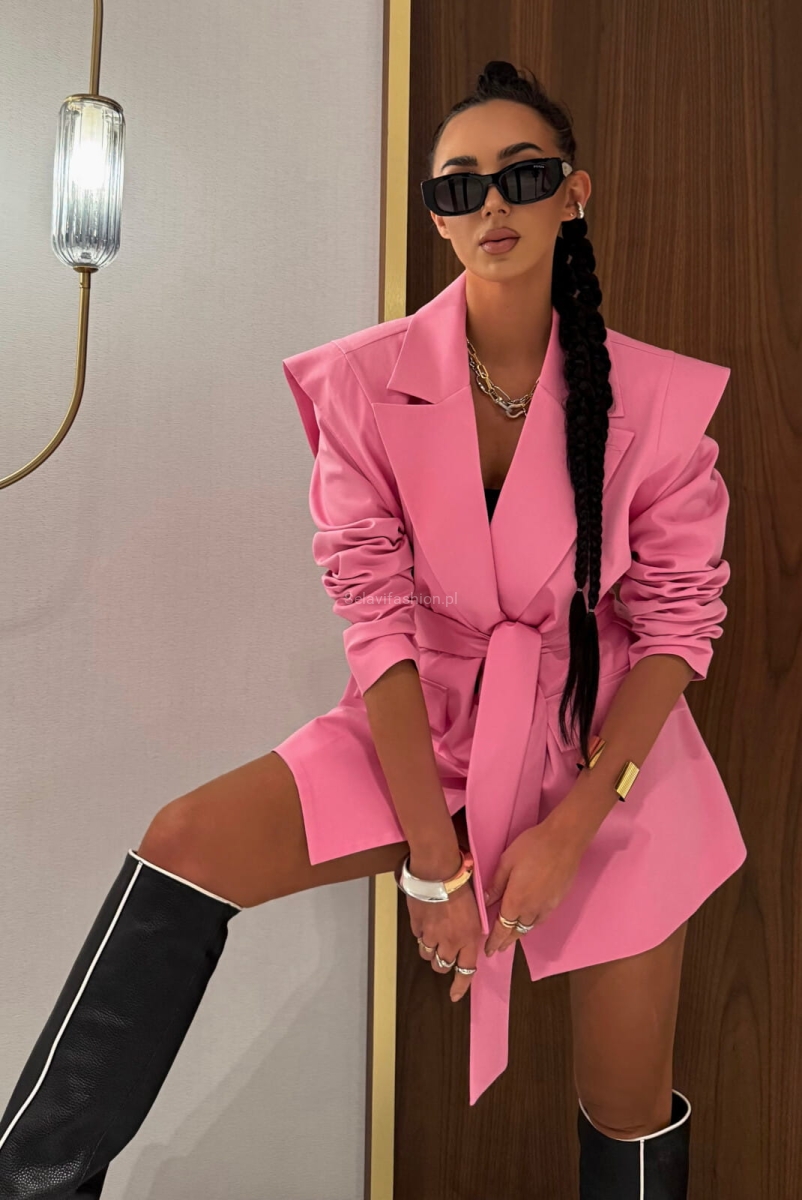 Marynarka New Style Wilia La Milla jasno różowa