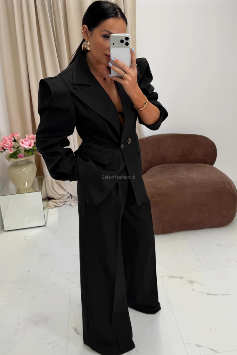 Elegancka marynarka New Wigilia La Milla czarna