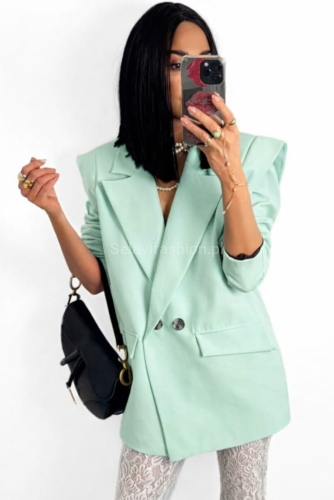 Marynarka New Style Wilia La Milla miętowa