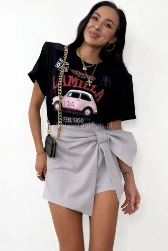 Spódniczko spodenki z kokardą LaMilla szare