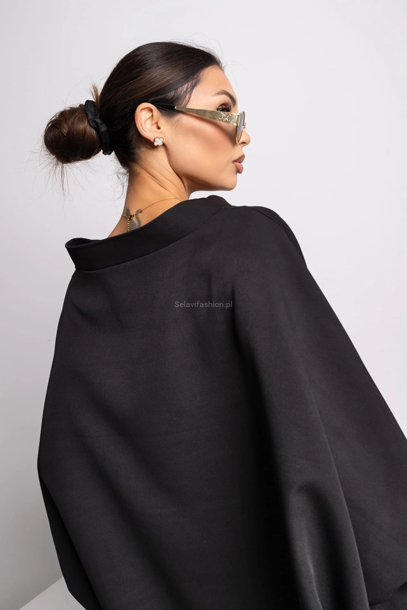 Sukienka kimono Miss City Official czarna