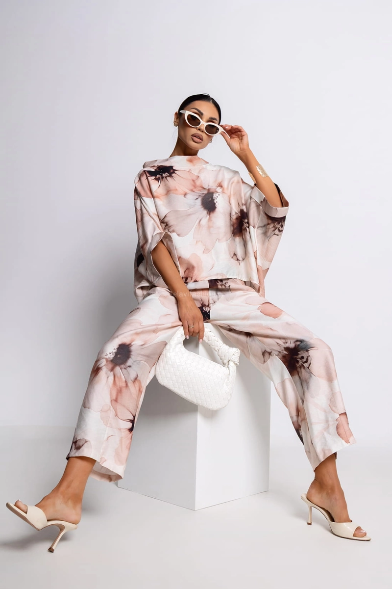 Bluzka Kimono Orchid Miss City Official pudrowy róż