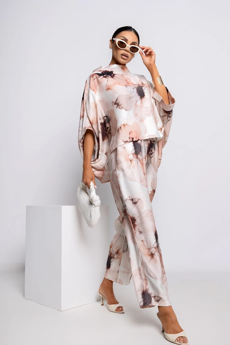 Bluzka Kimono Orchid Miss City Official pudrowy róż