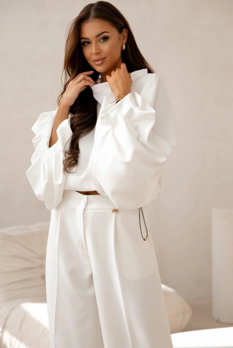 Bluzka kimono AMELIA Lavestino biała