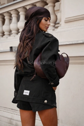 Spódniczko spodenki DENIM Lavestino czarne