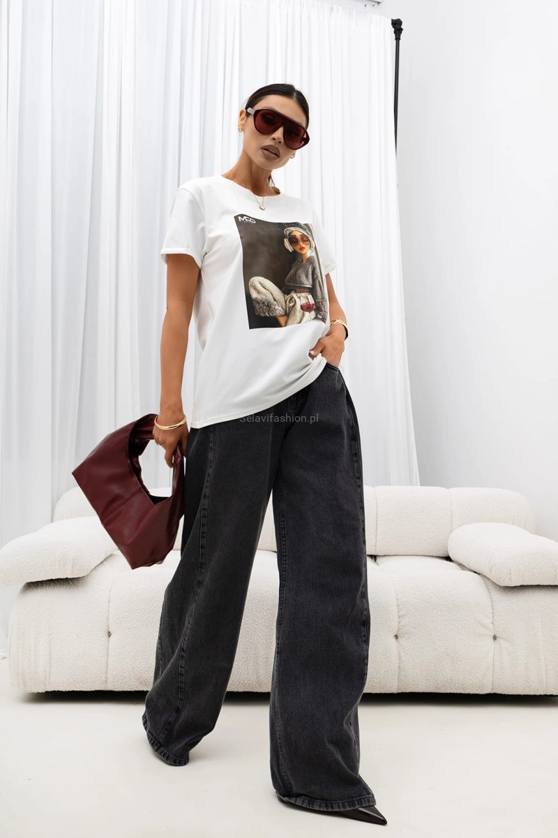 T-Shirt bluzka Chill City Official biała