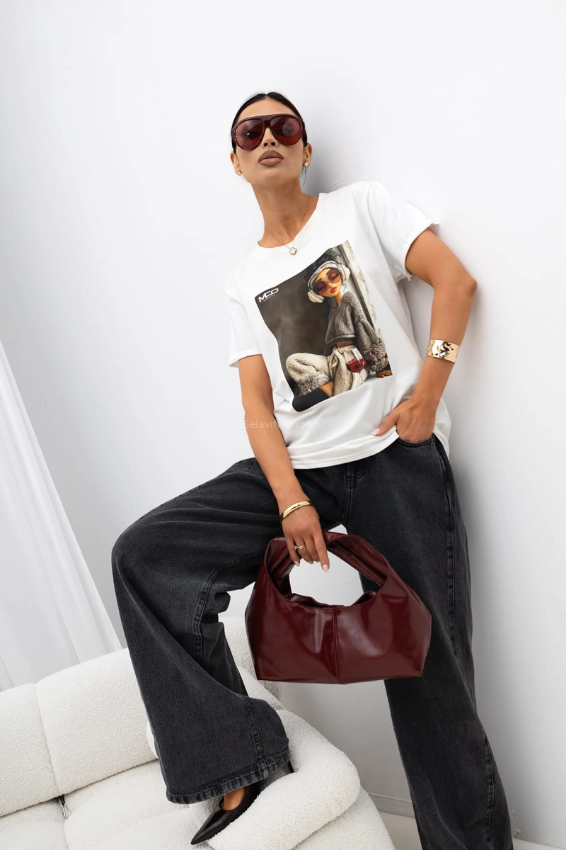 T-Shirt bluzka Chill City Official biała