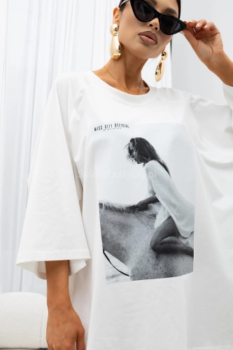 T-Shirt bluzka Serenity Miss City Official biała