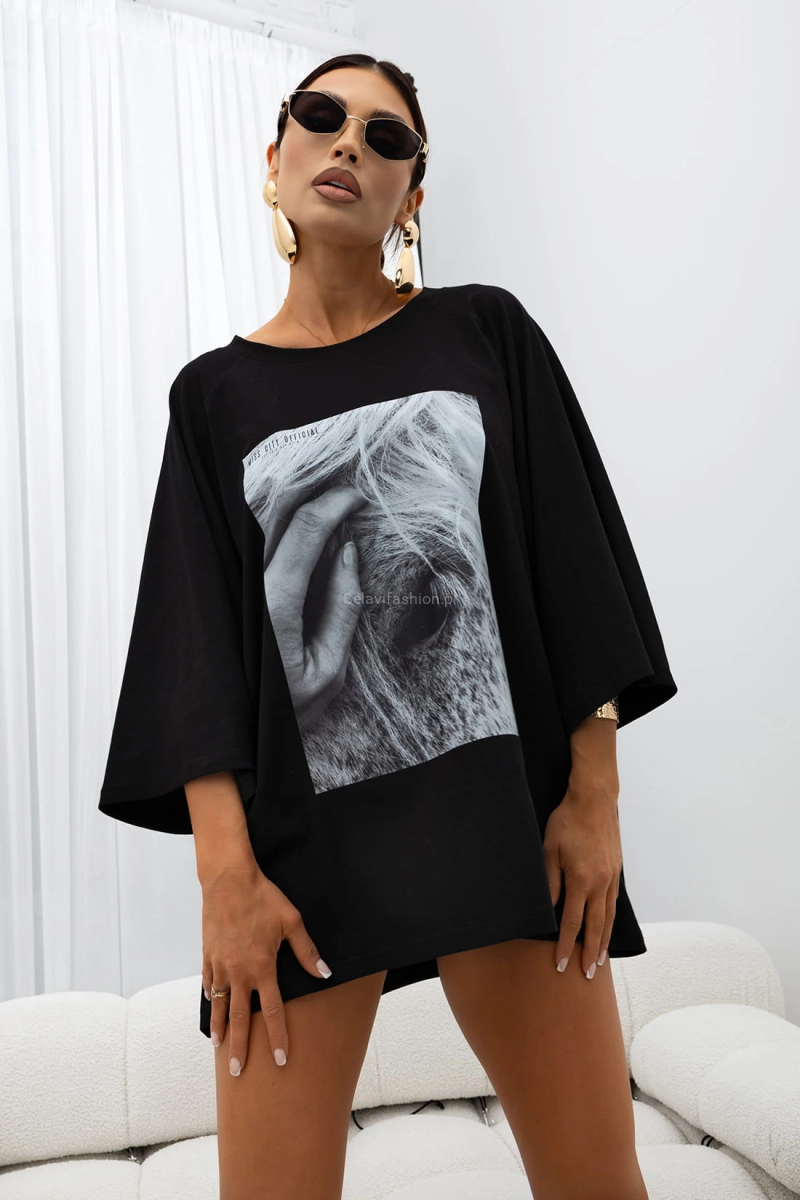 T-Shirt bluzka Wild Muse Miss City Official czarna