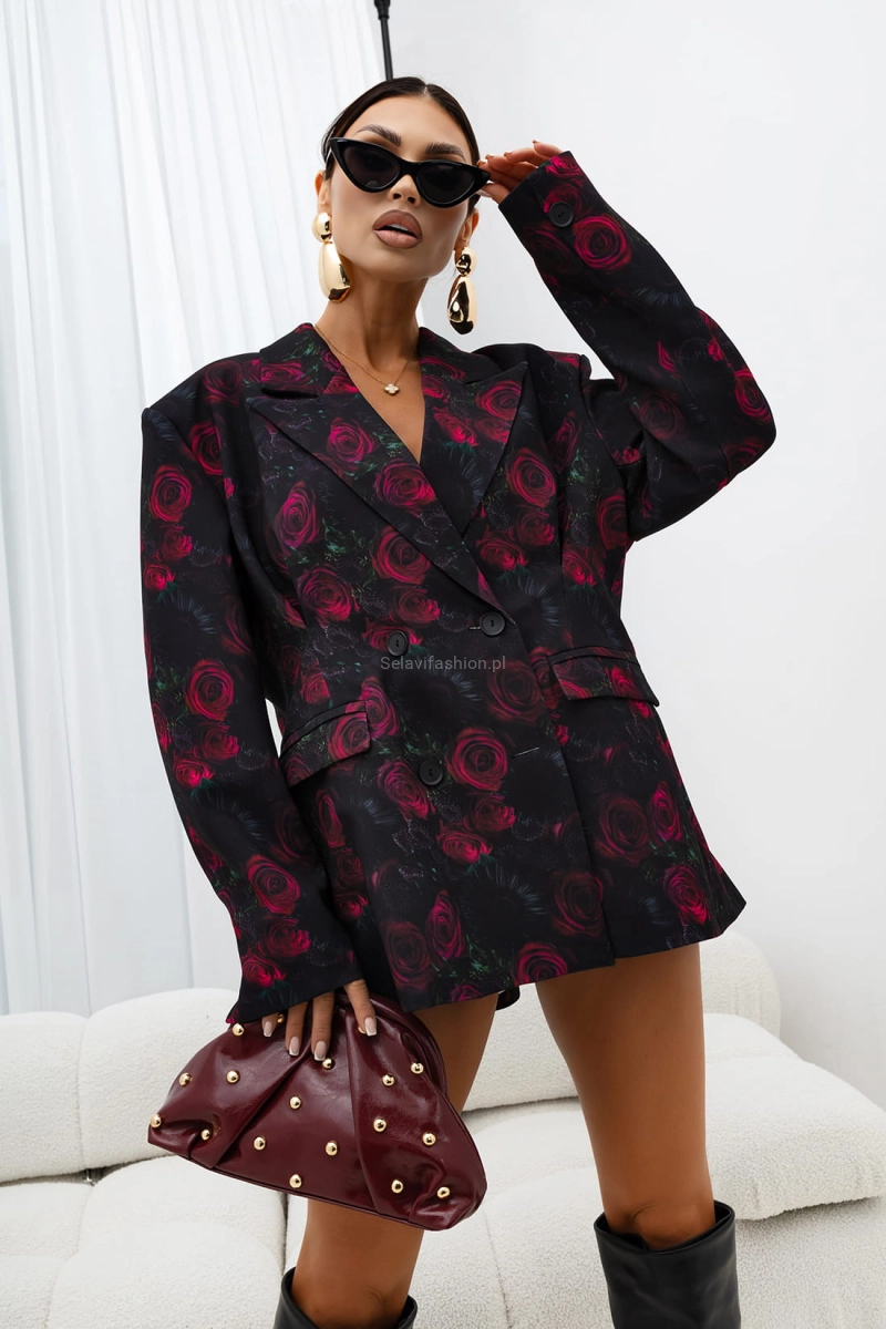 Marynarka w kwiaty Roses Unique Miss City Official 