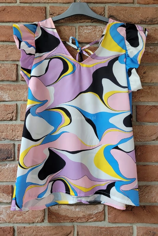 Bluzka Motylek Minouu liliowa w Selavifashion.pl