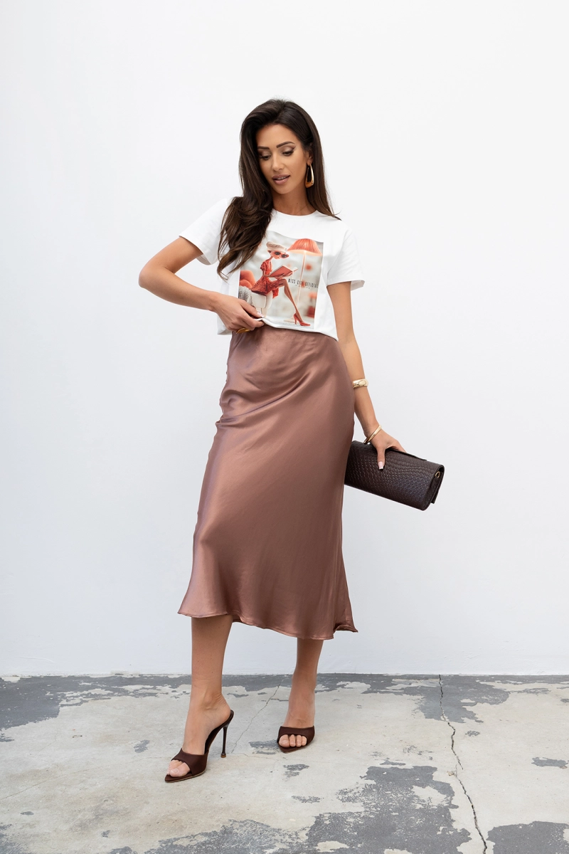 T-Shirt bluzka Style Diary Miss City Official biała
