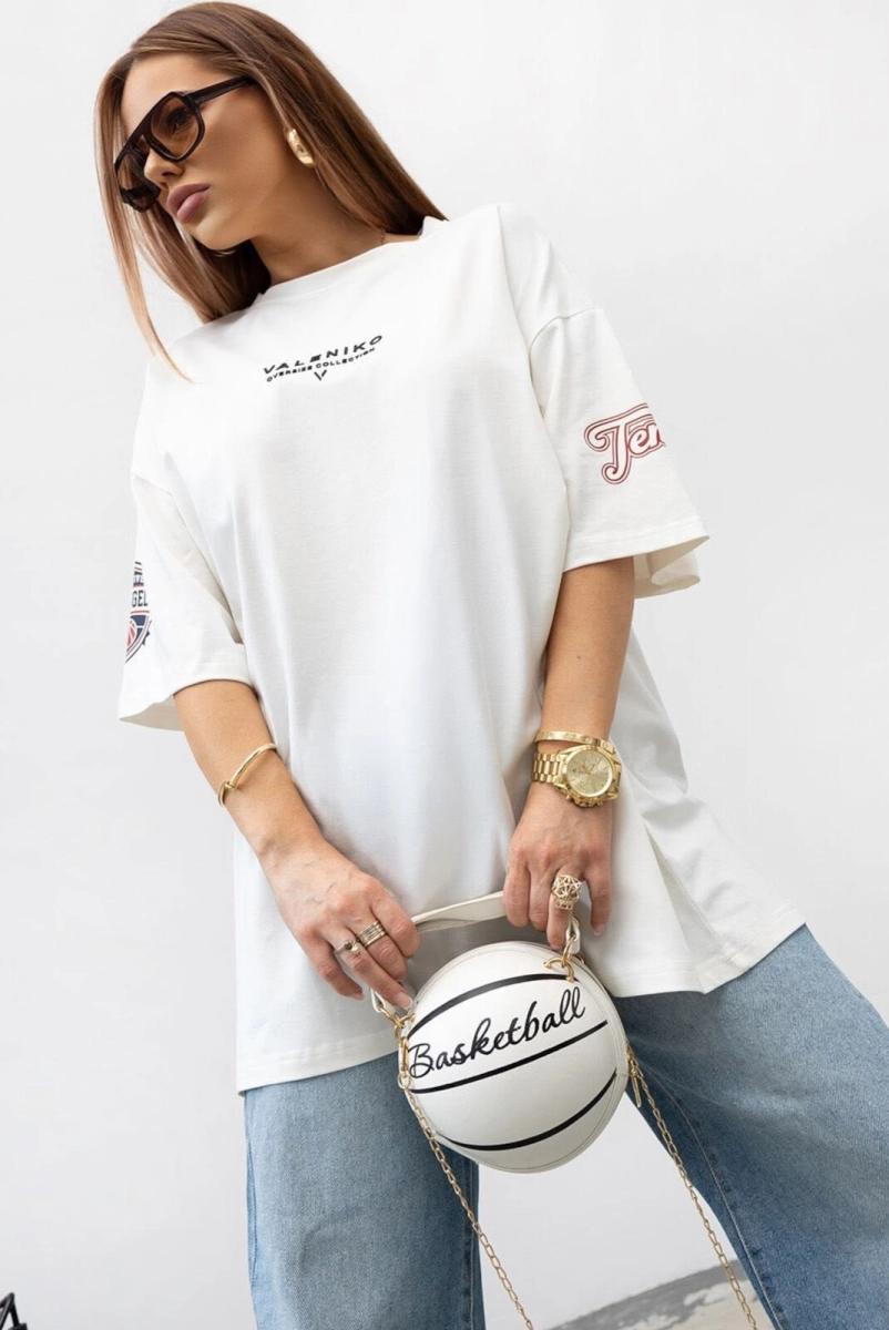 T-Shirt bluzka Champ Valenico biała