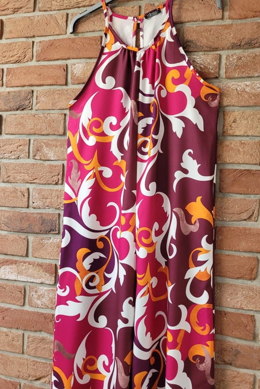 Kombinezon wzorzysty Andy Minouu w Selavifashion.pl