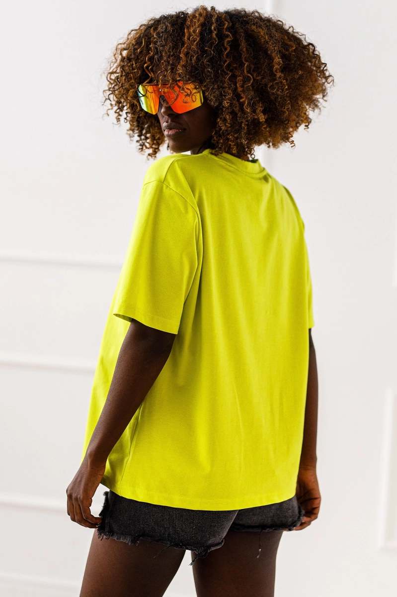 T-shirt bluzka Margarita Miss City limonka