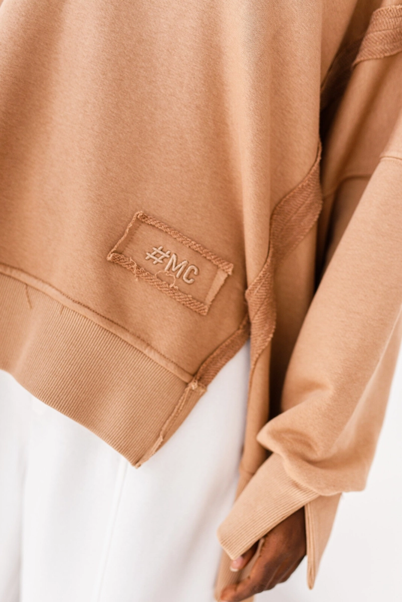 Bluza bawełniana Kai Miss City camel