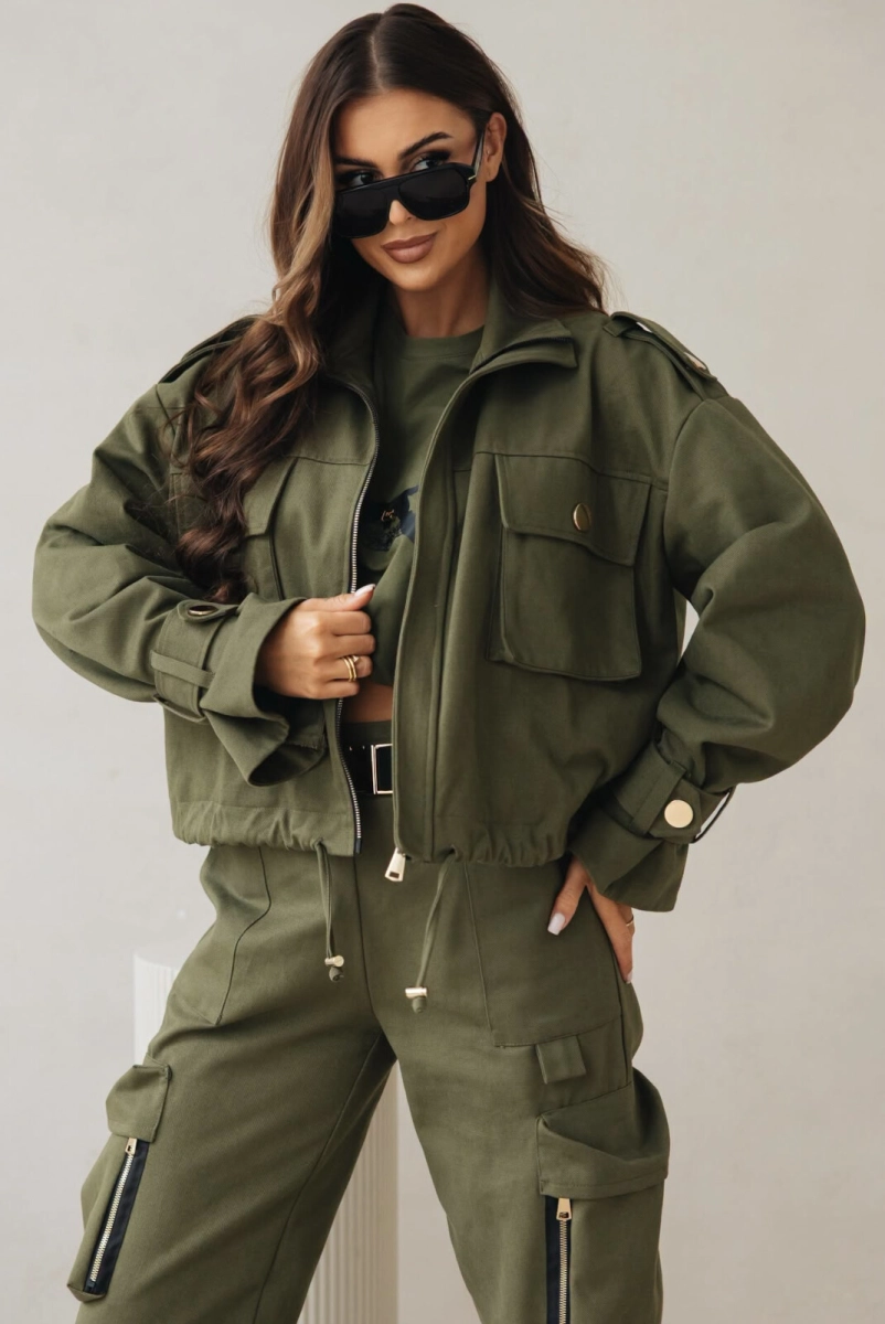 Spodnie bojówki ADDICT Lavestino khaki