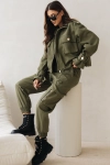 Spodnie bojówki ADDICT DENIM Lavestino khaki 