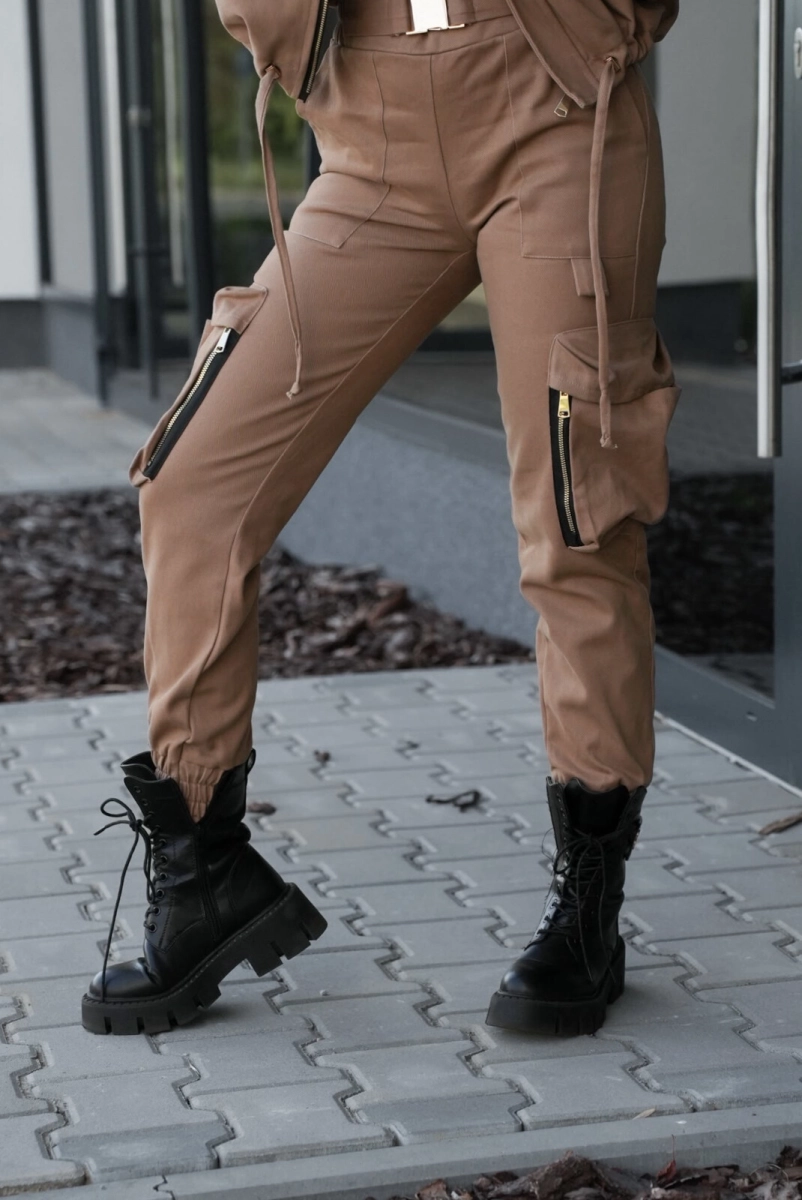 Spodnie bojówki ADDICT DENIM Lavestino cappuccino 