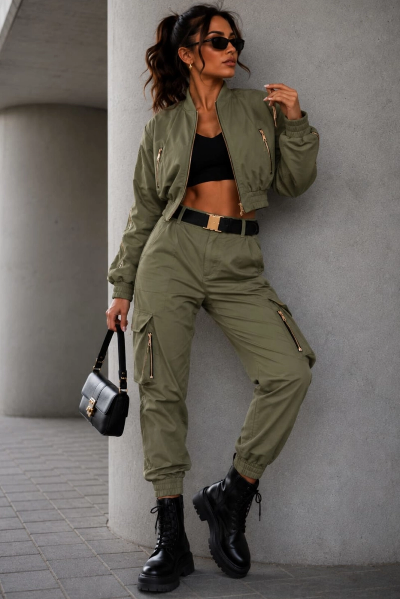 Kurtka bomberka FERRARA Lavestino khaki