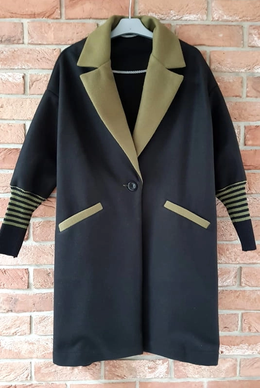 Płaszcz Amore Military Miss City czarny