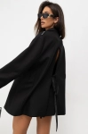 Marynarka Open Back Tie Miss City Official czarna