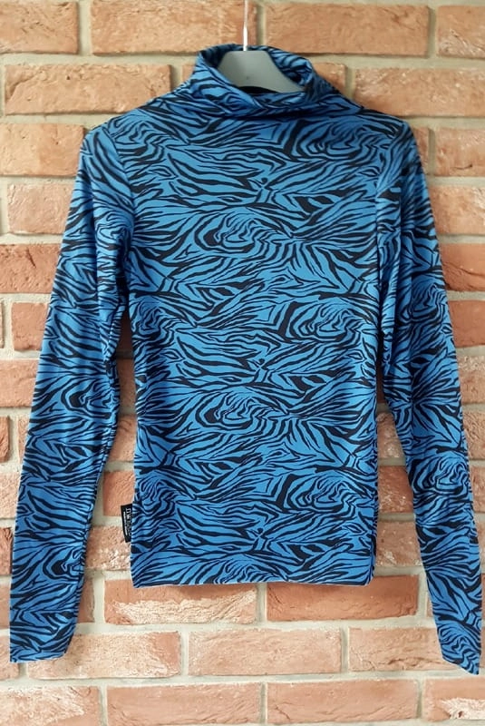 Bluzka golf Zebra niebieski Minouu