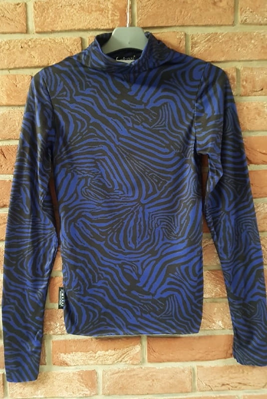 Bluzka golf Zebra chabrowy Minouu