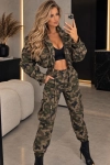 Spodnie bojówki ADDICT Military moro Lavestino khaki 