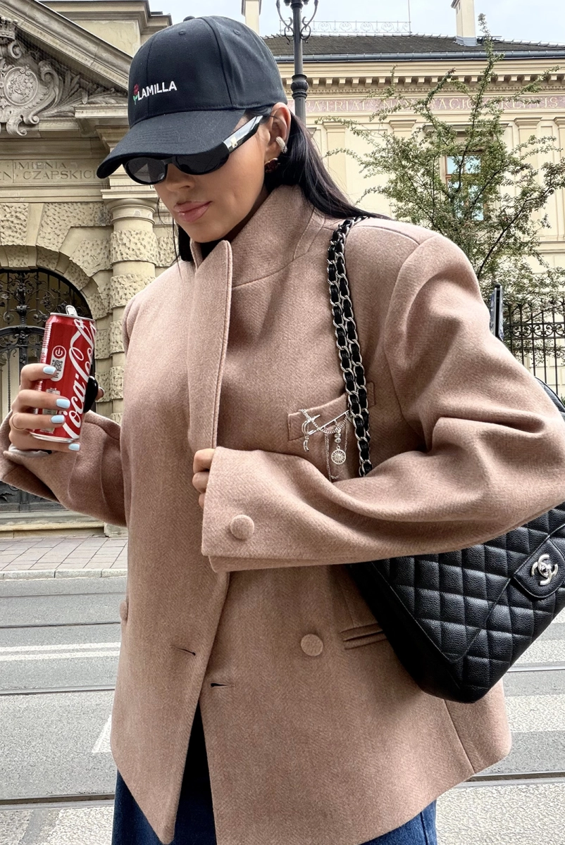Marynarka płaszcz premium La Milla beżowa
