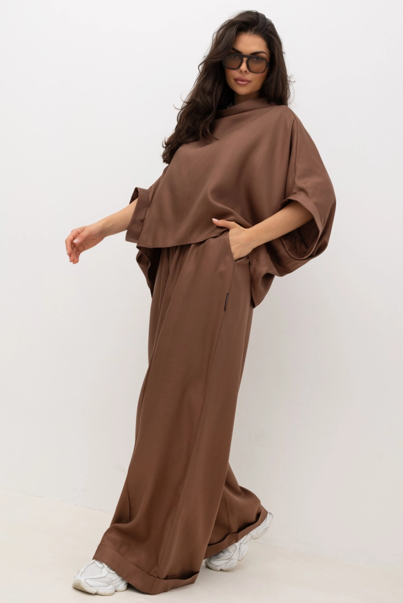 Bluzka Kimono Miss City Official jasno brązowa
