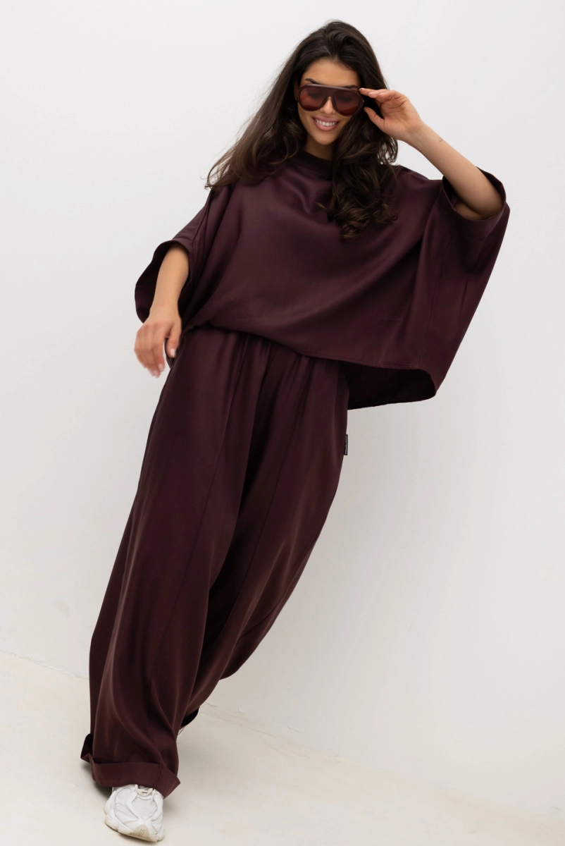 Bluzka Kimono Miss City Official śliwkowa