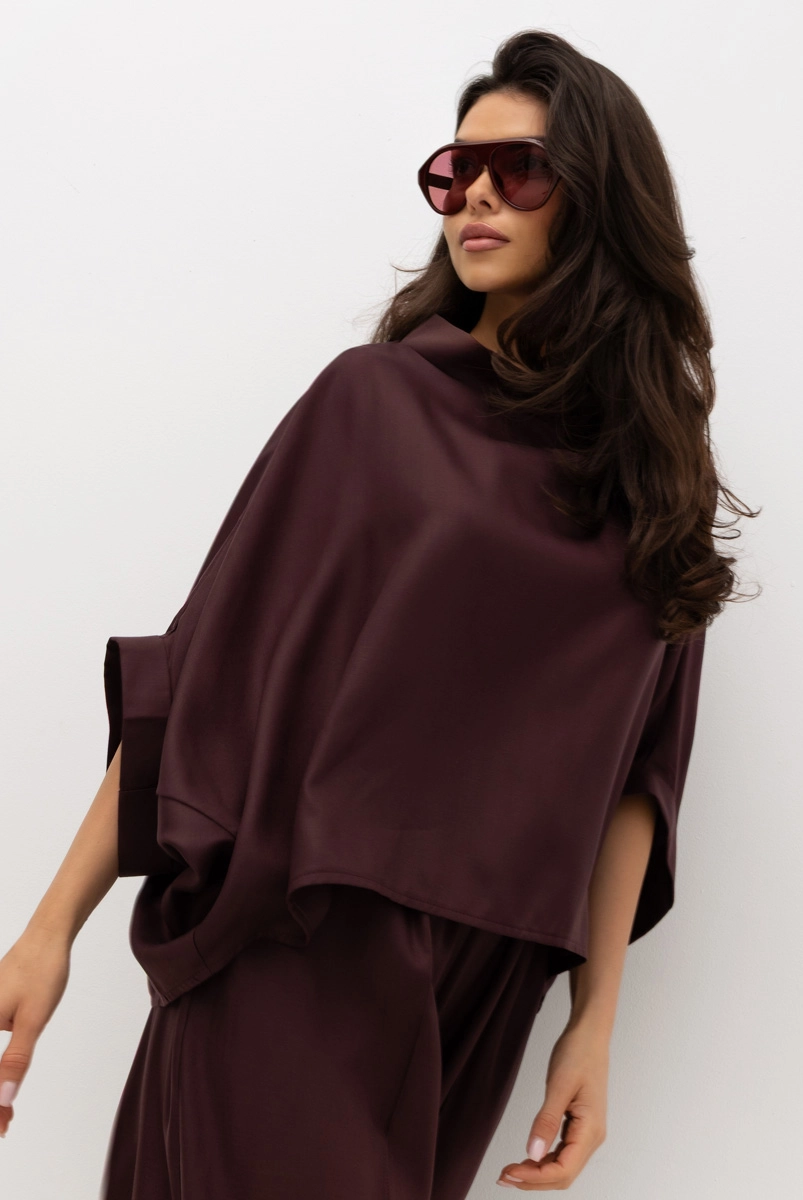 Bluzka Kimono Miss City Official śliwkowa