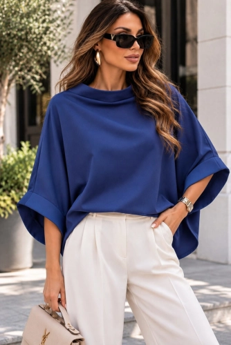 Bluzka Kimono Miss City Official niebieska